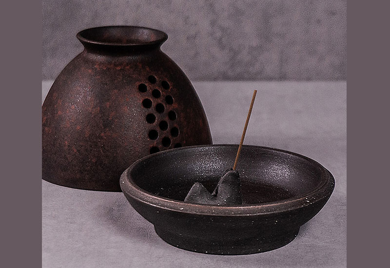 無我系列 - 赤岩兩用香器